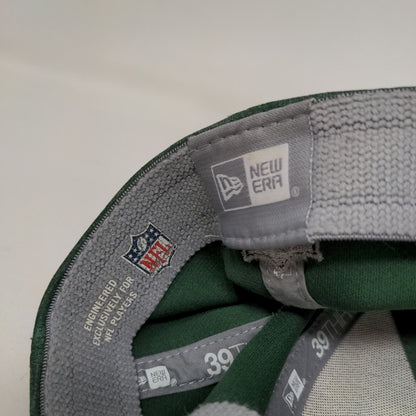 New Era Men's Fitted Hat Green Gray New York Jets 3D Logo 39Thirty