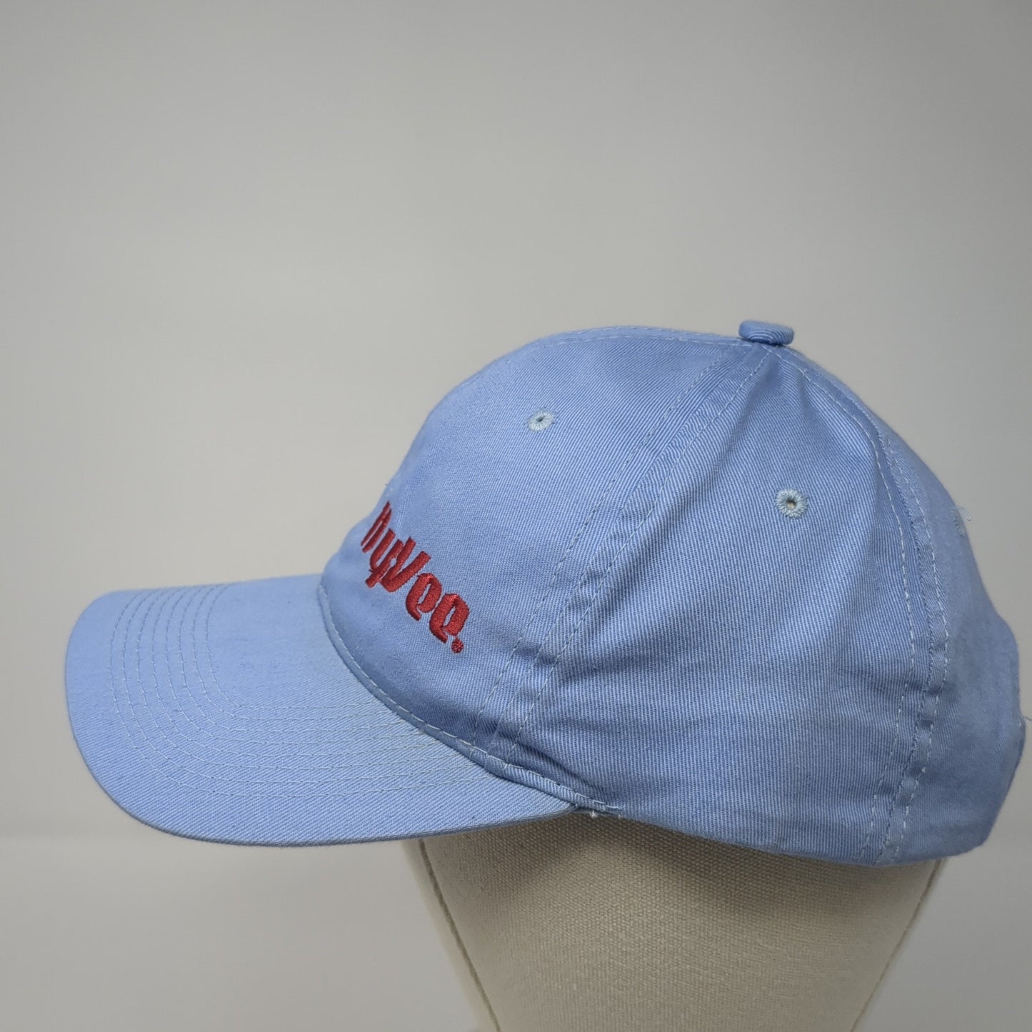 Hyvee Snapback Hat Blue One Size Adjustable Embroidered Young An Kudzu