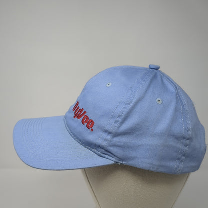 Hyvee Snapback Hat Blue One Size Adjustable Embroidered Young An Kudzu