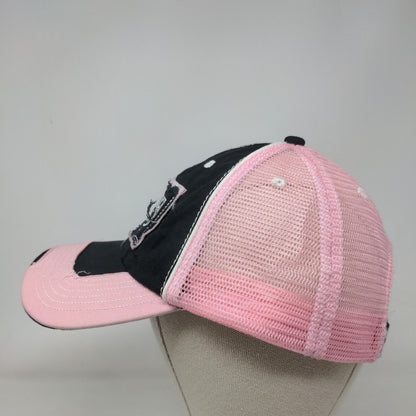Luckenbach Texas Strapback Mesh Back Trucker Hat Multi OSFM Colorblock