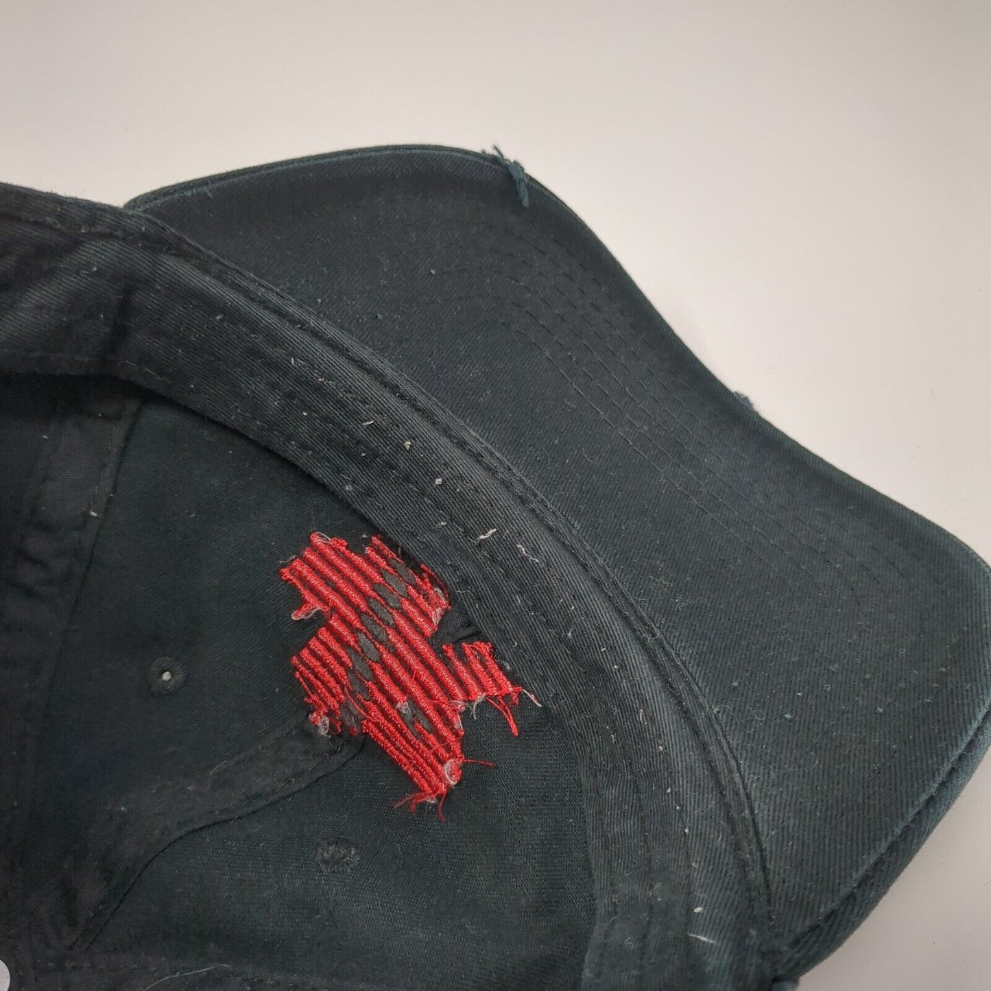 Redpath Logo Strapback Hat Black One Size Adjustable 6 Panel Otto