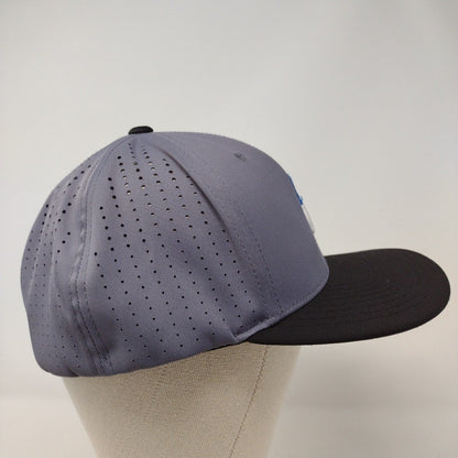 Ignite Fitted Hat Gray L-XL Embroidered Flexfit Laser Cut Perforated