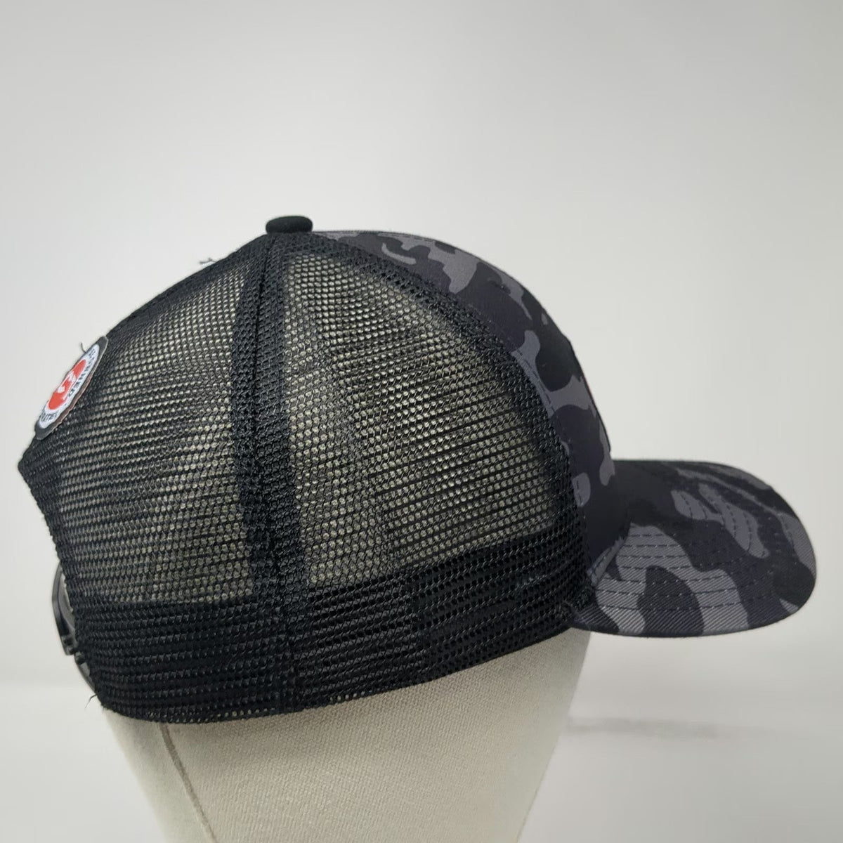 Commercial Tire Trucker Hat Black Camo One Size Cooper Tires Logo Mesh Snapback