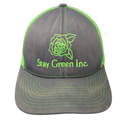 Pacific Headwear Trucker Hat Gray Green One Size Rose Stay Green Inc Snapback