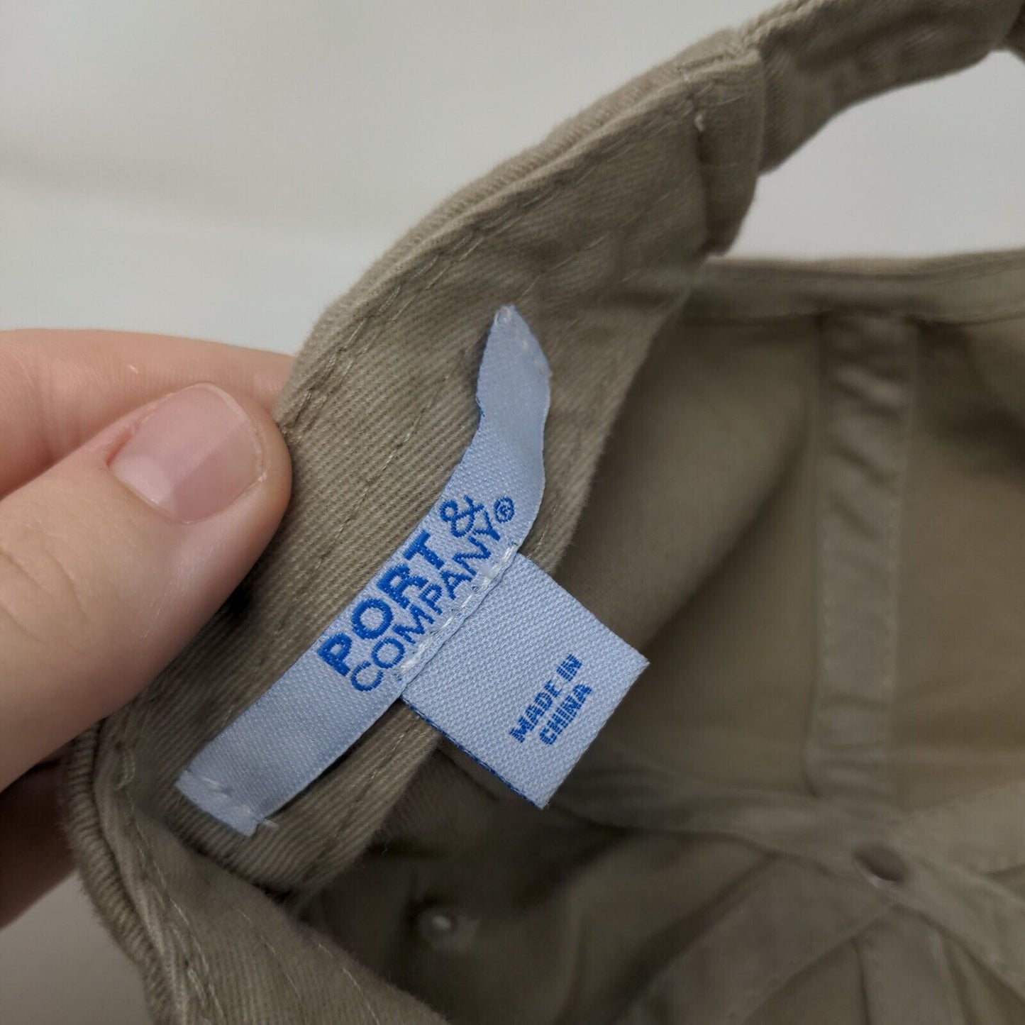 HST 75 Slideback Hat Tan One Size Adjustable Embroidered Port & Company