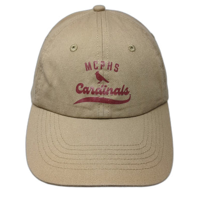 Koozier Baseball Cap Brown One Size MCPHS Cardinals Embroidered Slideback Hat
