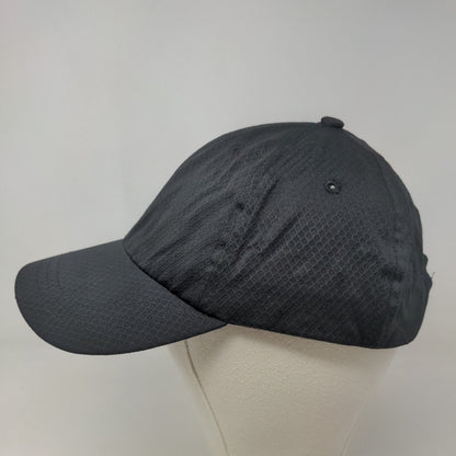 Gaiam Men's Slideback Hat Black Adjustable 3D Logo Polyester Spandex