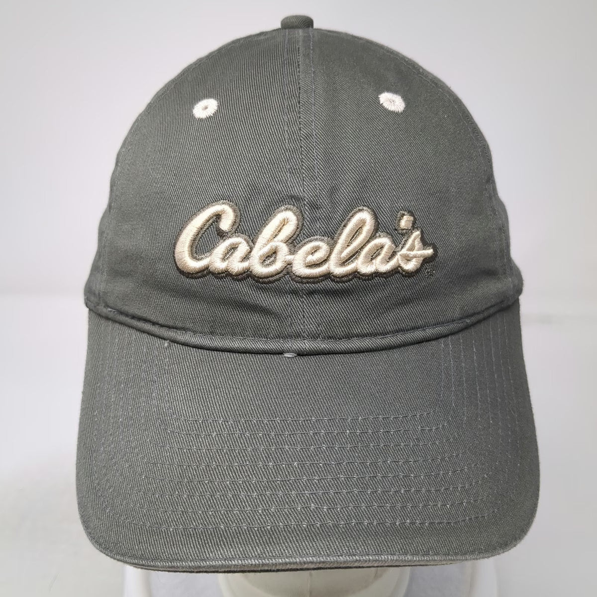 Cabela's Baseball Cap Green One Size Slideback World's Foremost Outfitter Hat