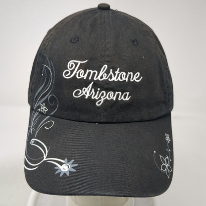 Royal Resortwear Baseball Cap Black One Size Tombstone Arizona Scroll Hat Cotton