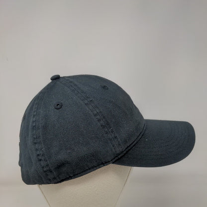 Champion C Logo Slideback Hat Solid Black OSFA Adjustable Embroidered