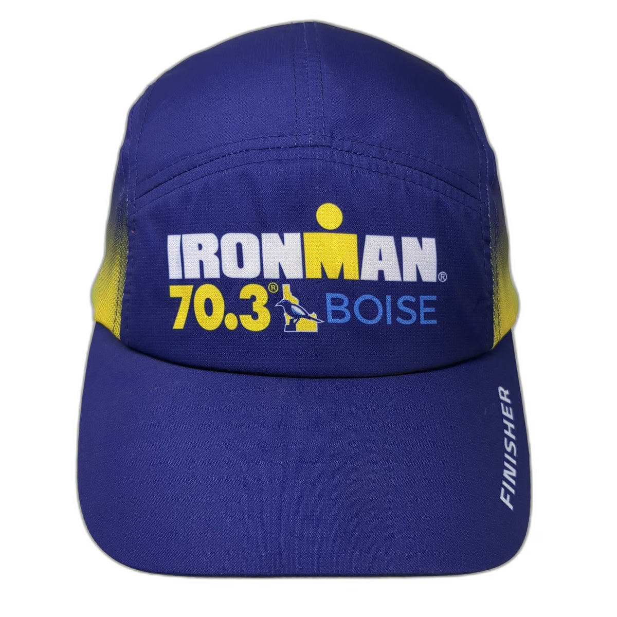 BOCO Gear Ironman 70.3 Boise Finisher Triathlon Blue Baseball Cap One Size Hat