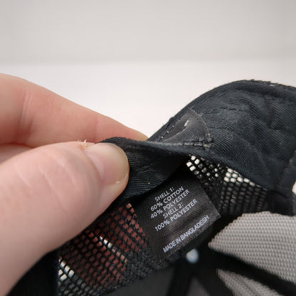 Encore Wire Logo Snapback Mesh Back Trucker Hat Gray M/L Richardson