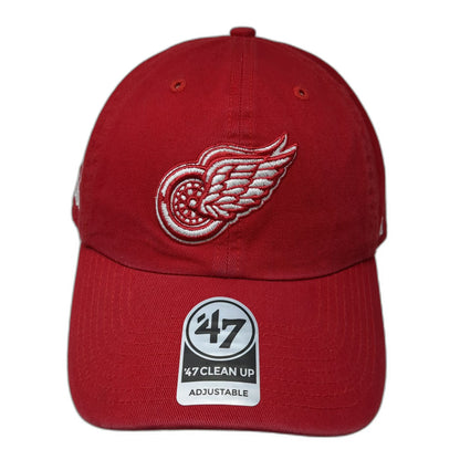 Detroit Red Wings NHL '47 Hat One Size Norris Division Slideback Clean Up Cotton