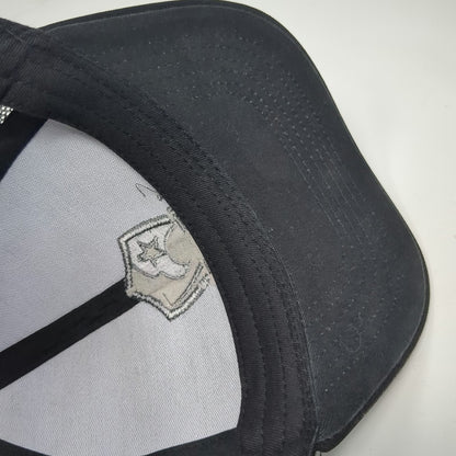 USCCA Trucker Hat Black One Size Mesh Back Stars Stripes Shield Logo Graphic Hat