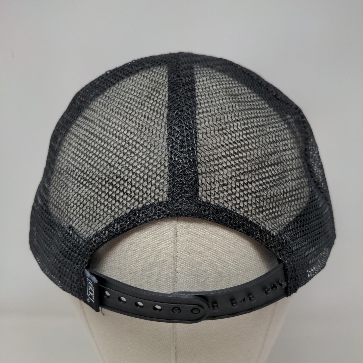 USA Flag Snapback Trucker Hat Black OSFM Mesh Back Patriotic Highland Tactical