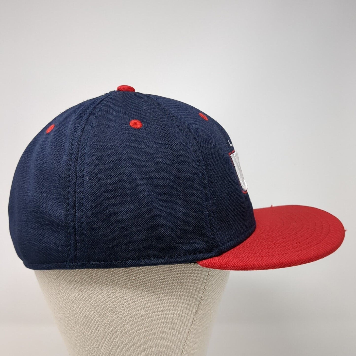 LABC USA Fitted Hat Multi Medium Embroidered Colorblock The Game