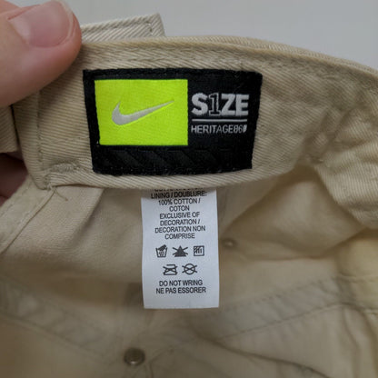 Nike Swoosh Slideback Hat Cream OSFM Embroidered S1ze Heritage86