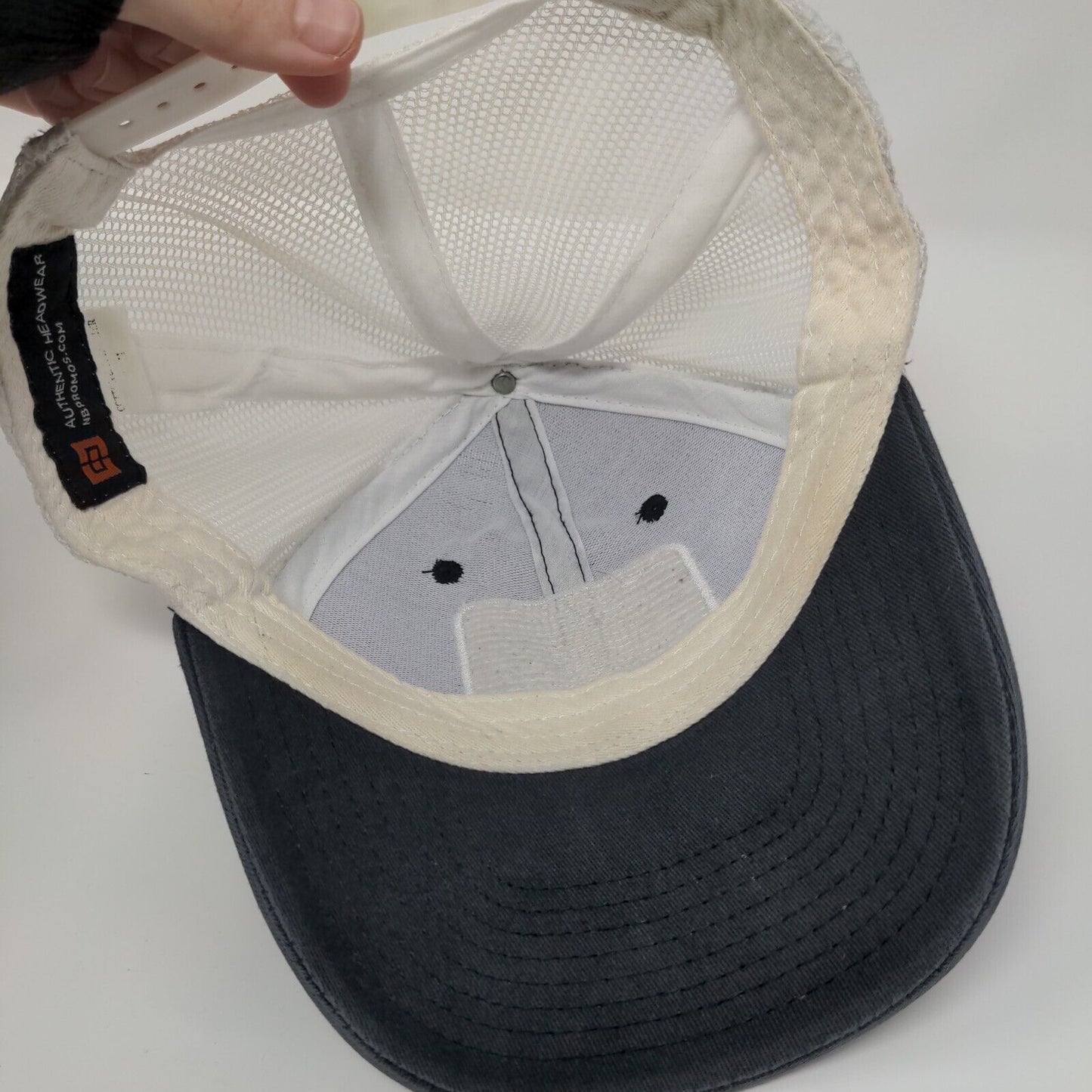 IFS Inland Foundation Specialties Snapback Trucker Hat Blue OS Mesh Back 6 Panel