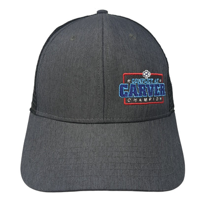Conflict At Carver Champion Snapback Trucker Hat Gray One Size Mesh Back