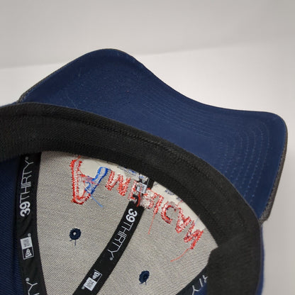 American Rooter & Drain Fitted Hat Blue M/L Embroidered Patriotic New Era