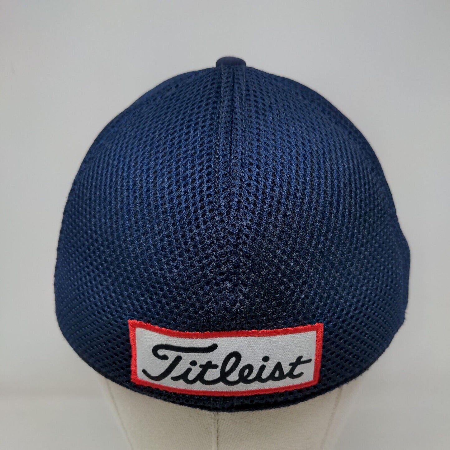 Titleist FJ Pro V1 Fitted Hat Blue Medium/Large Embroidered 6 Panel