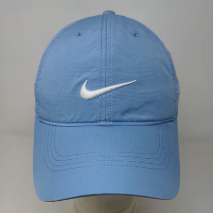 Nike Golf Mens Strapback Hat Blue Size OSFM Embroidered Swoosh Logo Wicked Stick