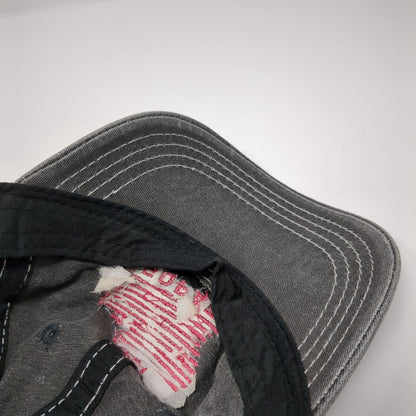 Redpath Strapback Hat Gray One Size Adjustable Embroidered Outdoor Cap