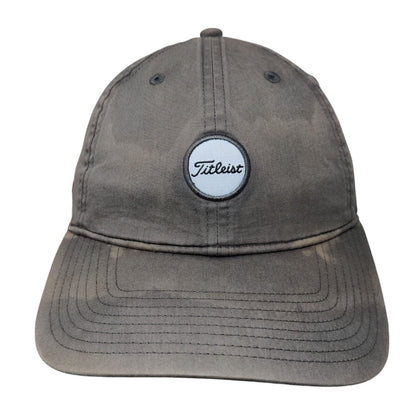Titleist Strapback Hat Gray One Size Embroidered Adjustable 6 Panel
