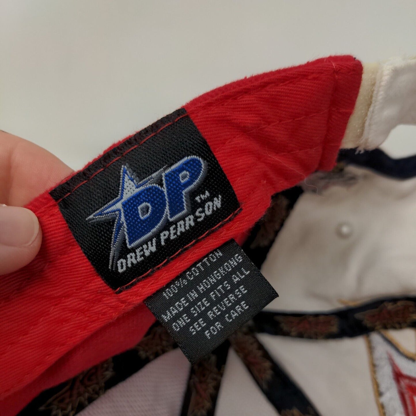 Orlando Rage XFL Strapback Hat Red White Embroidered Logo Big Side Hit OSFA