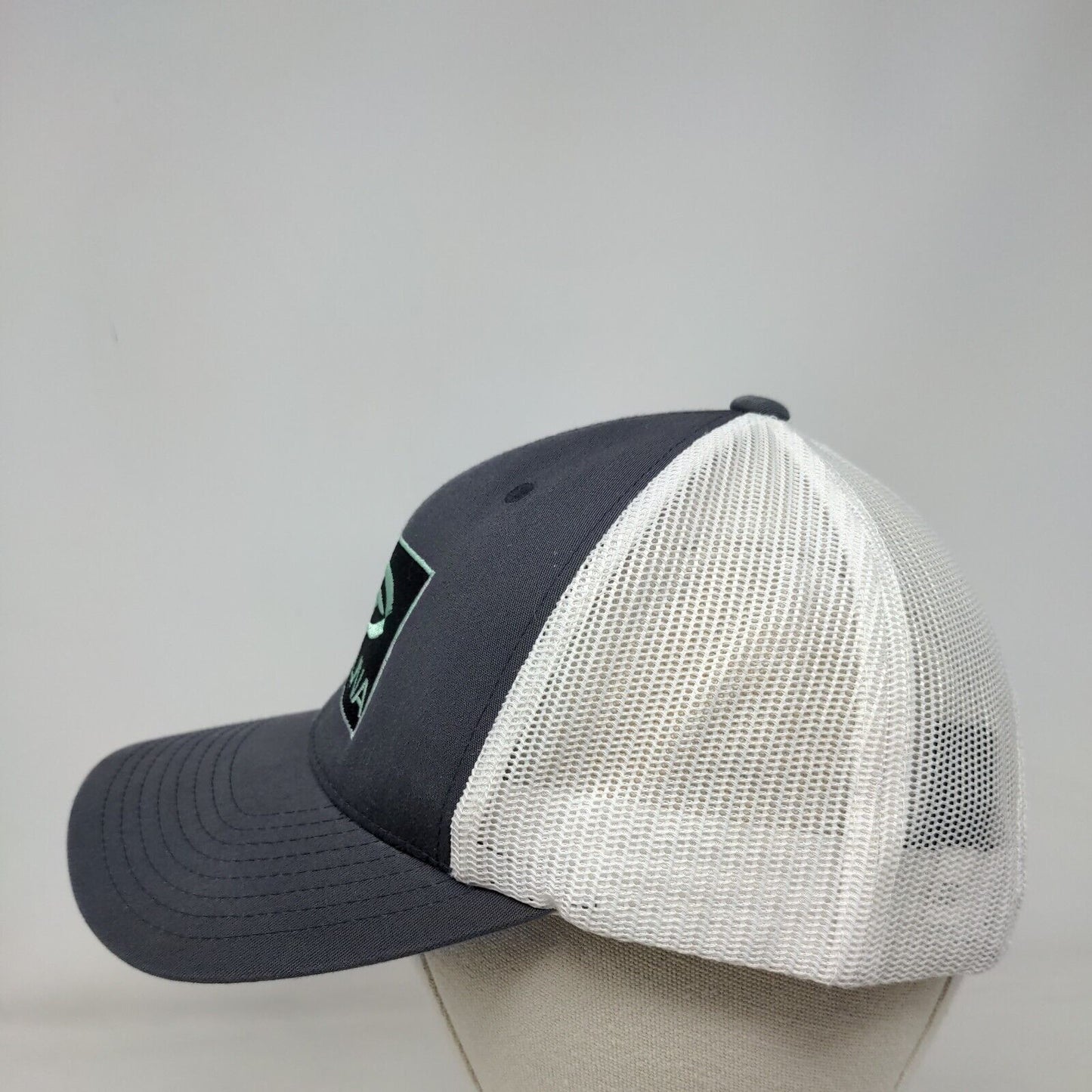 Big Tuna Snapback Mesh Back Trucker Hat Gray OSFA Colorblock Sport-Tek