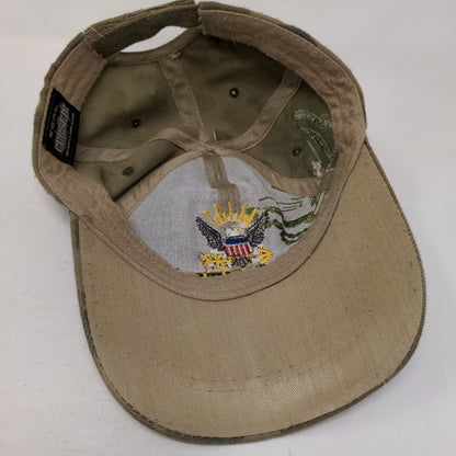 US Navy Strapback Hat Camouflage OSFA Adjustable Embroidered 6 Panel Cursedi