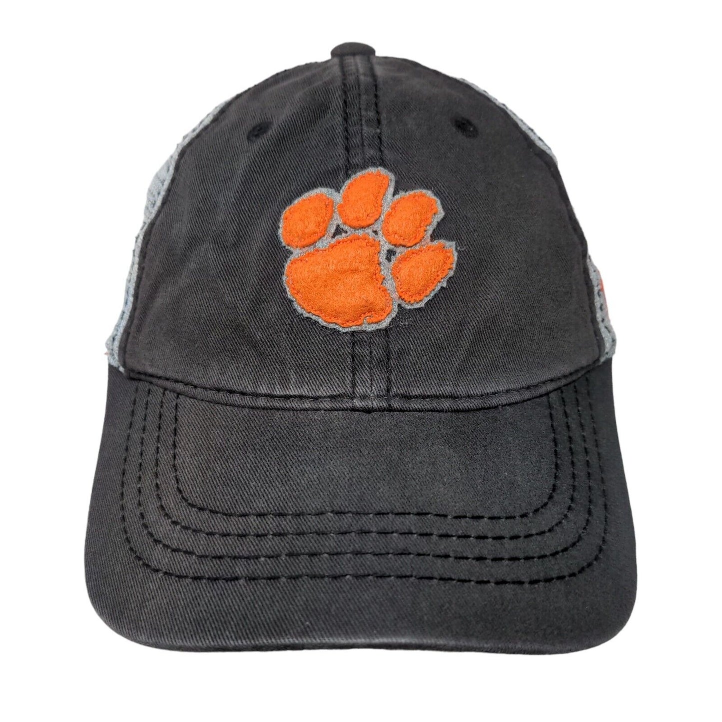 Clemson Tigers Snapback Mesh Back Trucker Hat Multi One Size Colorblock