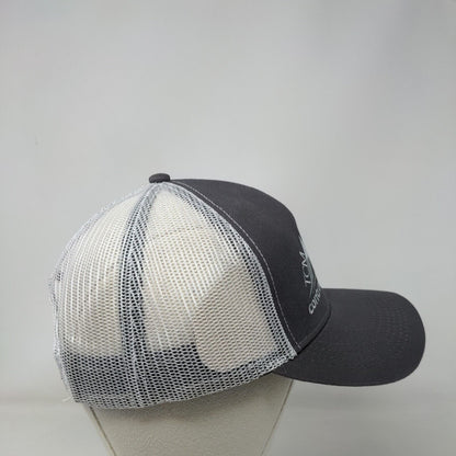 TCM Contractor's Edge Snapback Mesh Back Trucker Hat Gray OSFM 6 Panel