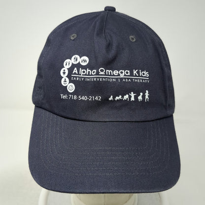 Hit 5 Panel Gray One Size Strapback Hat Alpha Omega Kids Early Intervention ABA