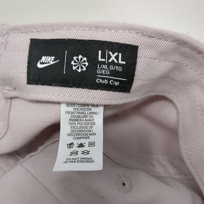 Nike Baseball Cap Purple XL Swoosh Logo Slideback Strapback Polyester Hat Club