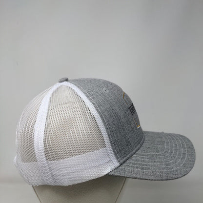 The 301 Snapback Trucker Hat Gray One Size Adjustable Mesh Back Cap America