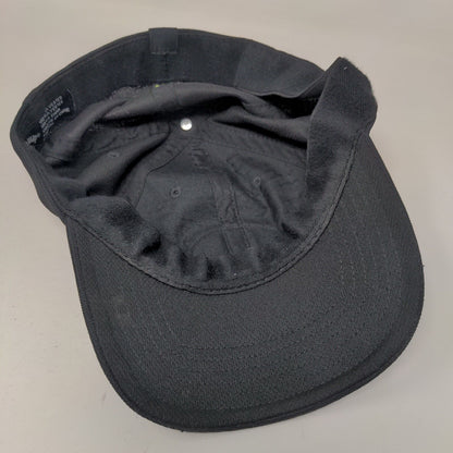 Topgolf Patch Fitted Hat Black Large/XL 6 Panel Vent Holes Callaway