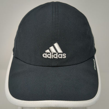 Adidas Baseball Cap Black One Size Aeroready Strapback Side Mesh Hat Sport