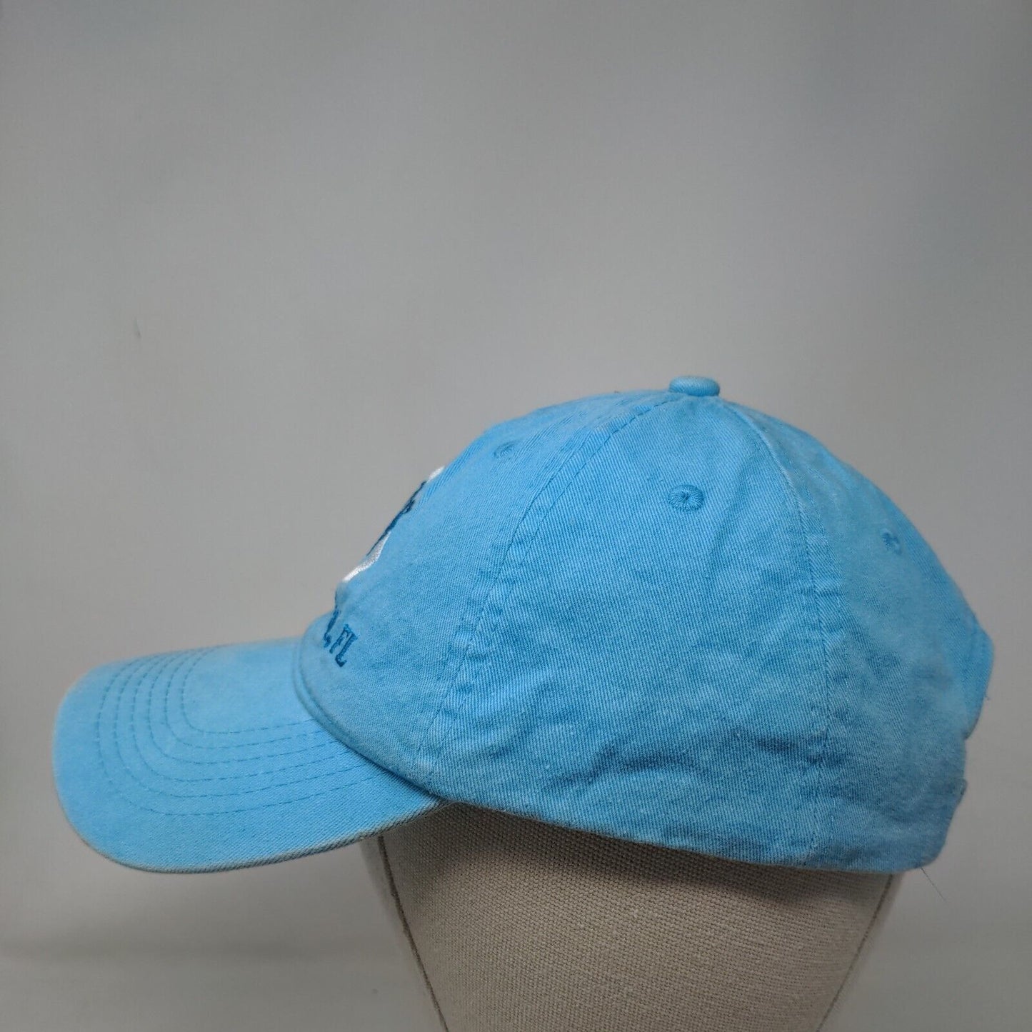 Pensacola Beach FL Strapback Hat Blue OS Adjustable Embroidered Alvin's Island