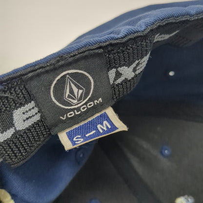 Volcom Baseball Cap Blue M Hawaii Stone Logo Flexfit Hat Embroidered Islands