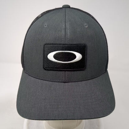 Oakley Trucker Hat Gray OS Snapback Mesh Patch Logo Adjustable Breathable Hat
