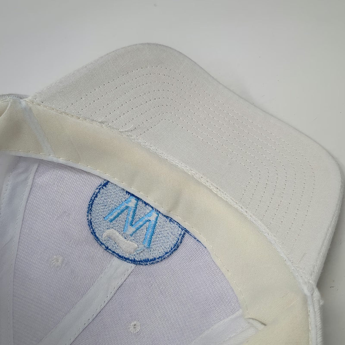 Hit Wear White Baseball Cap One Size Strapback Toothbrush Dental Logo Hat