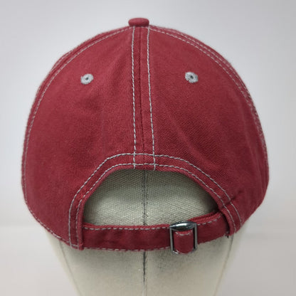 Prairie Mountain Lake George New York Anchor Red Baseball Cap One Size Slideback