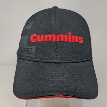 Cummins Turbo Diesel Strapback Hat Black OSFM Adjustable Embroidered 6 Panel