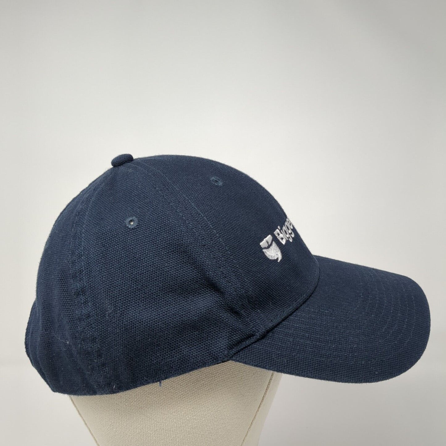 Bigger Pockets Snapback Hat Blue One Size Adjustable Embroidered Corner Stone