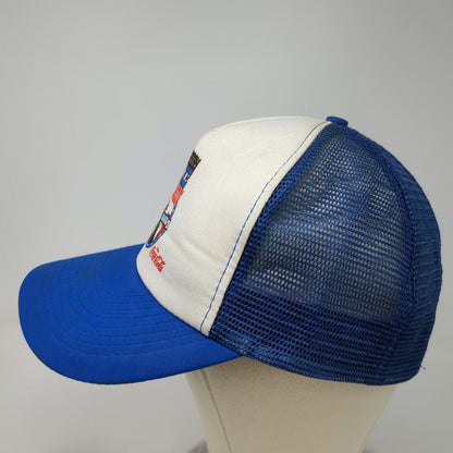 Coca-Cola Jake Harmon Memorial 10K Race Statue Liberty Blue Trucker Hat One Size