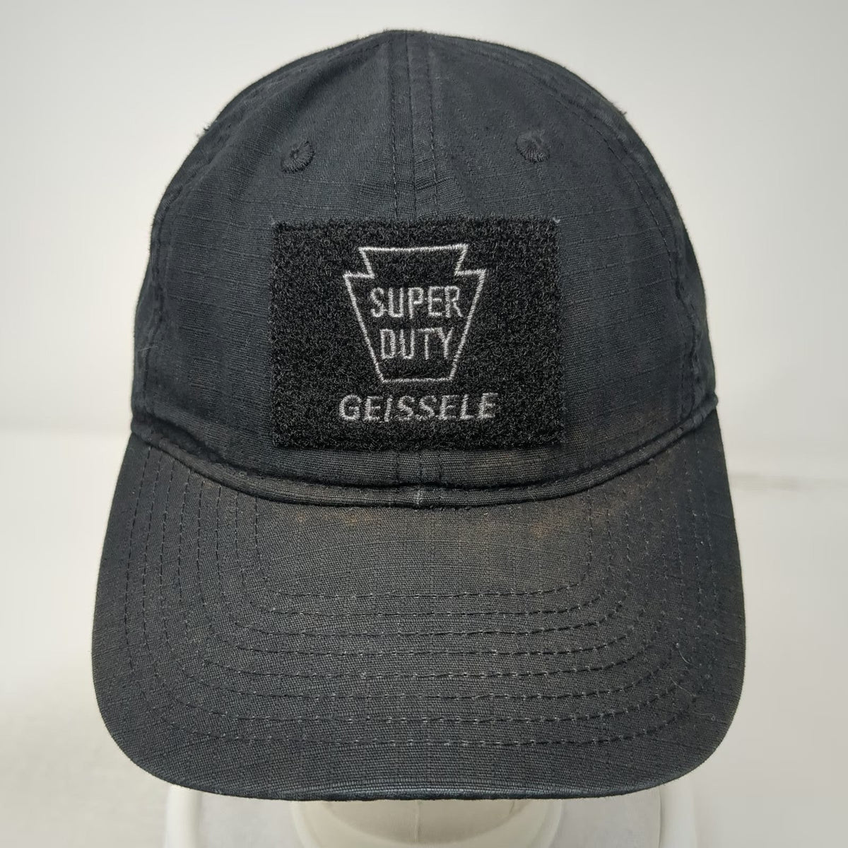 Geissele Super Duty Gun Baseball Cap Black One Size Strapback American Flag Hat