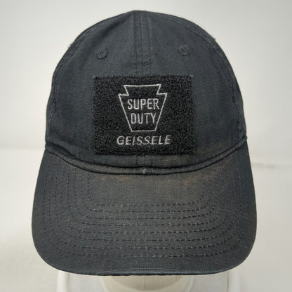 Geissele Super Duty Gun Baseball Cap Black One Size Strapback American Flag Hat