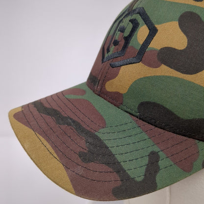 The Classics Yupoong Snapback Trucker Hat Camouflage OS Adjustable Mesh Back