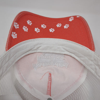 Hold My Drink I Gotta Pet This Dog Trucker Hat Orange One Size CoCo's Monkey